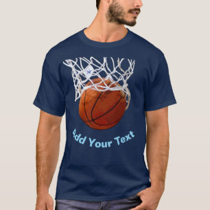 T-shirt Basketball Votre nom texte message slogan personna