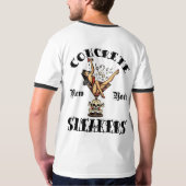 T-shirt Baskets concrets "New York " (Dos)