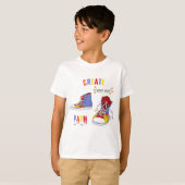 T-shirt Baskets hipsters colorés modernes (Devant entier)
