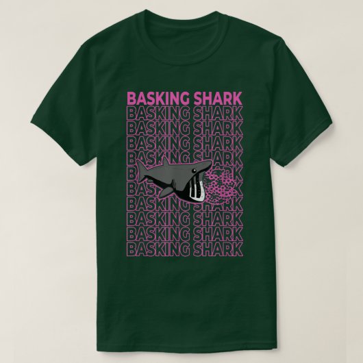T-shirt Basking Shark Pastel Aesthetic (Design devant)