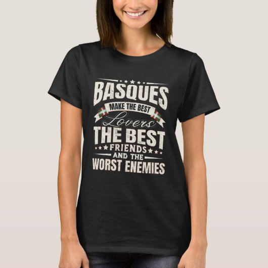 T-shirt Basque Best Basques Men & Women (Devant)