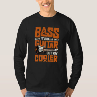 T-shirt Bass C´est comme une guitare mais Way Glacière Bas