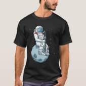 T-shirt Bass Clarinet Jazz Musique Astronaut Bass Clarinet (Devant)