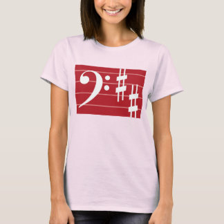 T-shirt Bass Clef