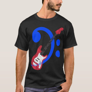 T-shirt Bass Clef Bass Guitare Bassistance Basse Musique g