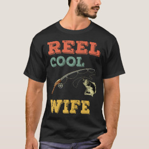 T-shirt Bass Fish Reel Cool Femme Pêcheur Cadeau - Bass