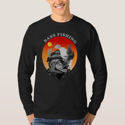 T-shirt Bass Fishing (Devant)