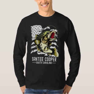 T-shirt Bass Game Fishing Sports Fisherman San Cooper