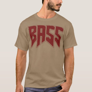 T-shirt Bass Guitar Player RockHeavy MetalGrunge