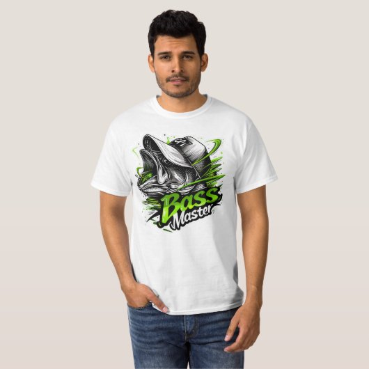 T-shirt Bass Master- Mens Tee (Devant entier)