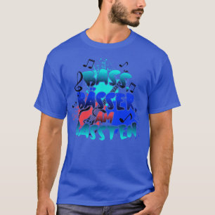 T-shirt Bass Players Baid Bass Guitaristes Guitariste 6