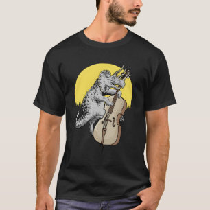 T-shirt Bassasaurus Funny Tricératops Dinosaure Se lever D