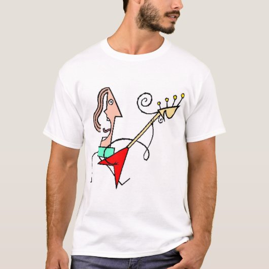 T-shirt Basse abstraite (Devant)