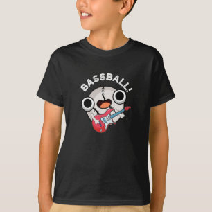 T-shirt Basse-ball drôle Baseball basse jeu de basse Dark 