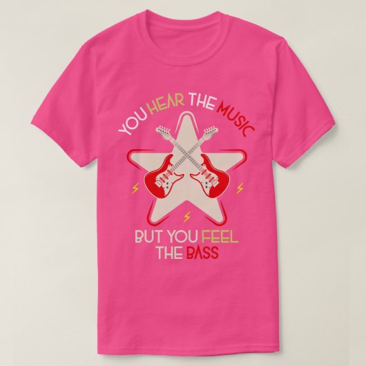 T-shirt Basse basse guitare Baid (Design devant)