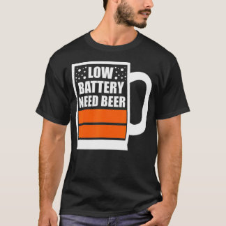 T-shirt Basse Batterie amusante Besoin de Bière Aîné Cadea