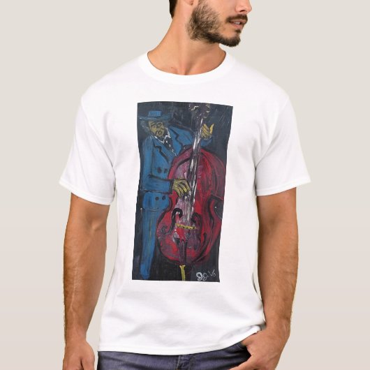 T-SHIRT BASSE BLEUE (Devant)