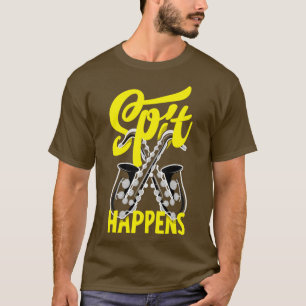T-shirt Basse Clarinet Clarinetist Joueur Clarinet Poignée