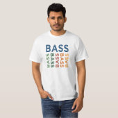 T-shirt Basse colorée (Devant entier)