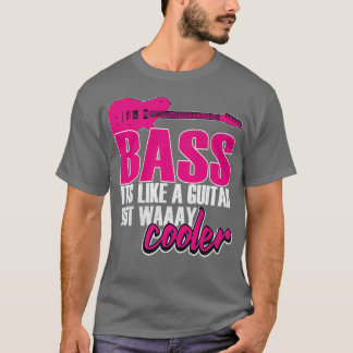 T-shirt Basse Comme Une Guitare Mais Glacière