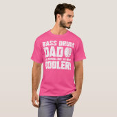 T-shirt Basse de bande Marching Drum Funny Papa (Devant entier)