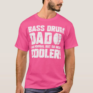 T-shirt Basse de bande Marching Drum Funny Papa