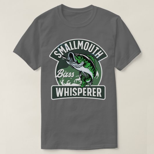 T-shirt Basse de Smallmouth Whisperer (Design devant)