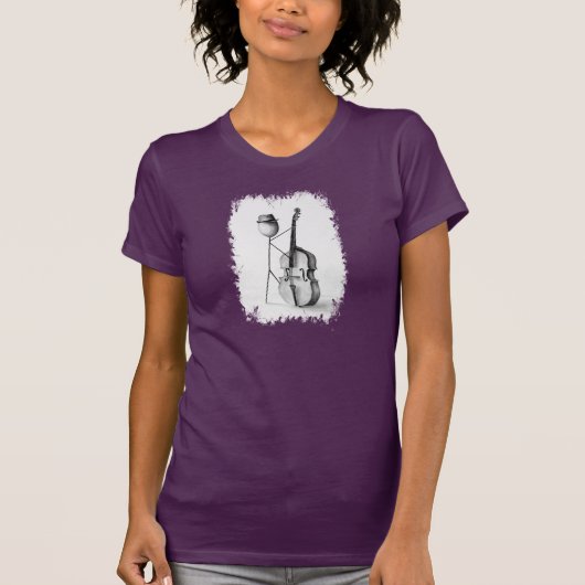 T-shirt Basse de Stickman - T de la femme (Devant)