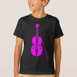 T-shirt Basse double - Magenta
