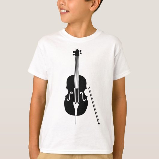 T-shirt Basse double - Noir (Devant)