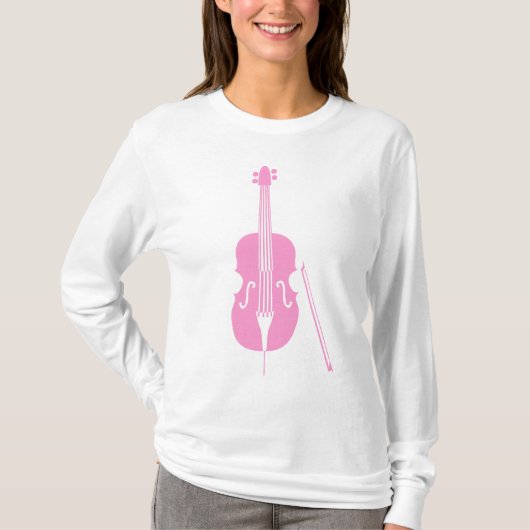 T-shirt Basse double - Rose (Devant)