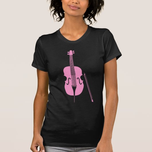 T-shirt Basse double - Rose (Devant)