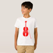 T-shirt Basse double - Rouge (Devant entier)
