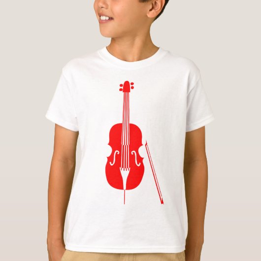 T-shirt Basse double - Rouge (Devant)