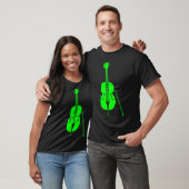 T-shirt Basse double - Vert (Unisexe)