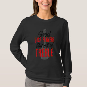T-shirt Basse Guitare Baid Femmes Et Hommes Basse Joueur 1