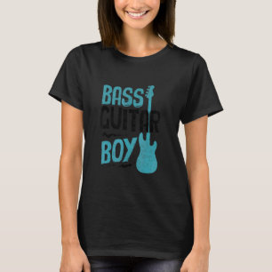 T-shirt Basse Guitare Baid Garçons Et Hommes Basse Joueur 