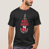 T-shirt Basse Guitare Lecteur Basse Guitariste Musique Bai (Devant)