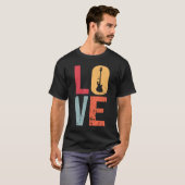 T-shirt Basse Lecteur Basse Aimer Jouer Basse (Devant entier)