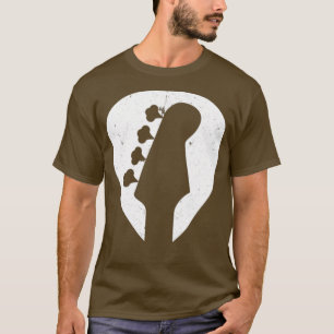 T-shirt Basse Onglets de guitare 4 Chaînes Baid Pics
