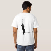 T-shirt basse rayée (Dos entier)