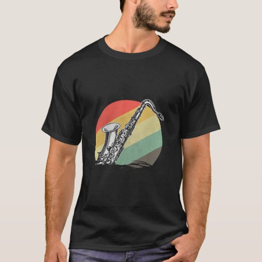 T-shirt Basse Rétro Clarinet Marching Basse Clarinet Pl (Devant)