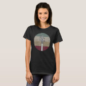 T-shirt Basse Retro Guitariste instrument de musique Basse (Devant entier)