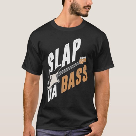T-shirt Basse Slap da Backprint (Devant)