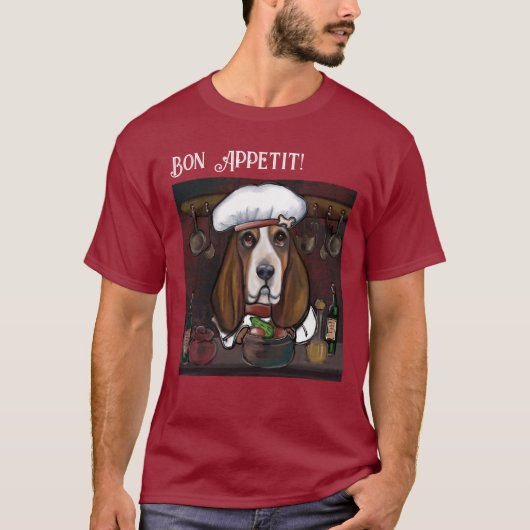 T-SHIRT BASSET HOUND (Devant)