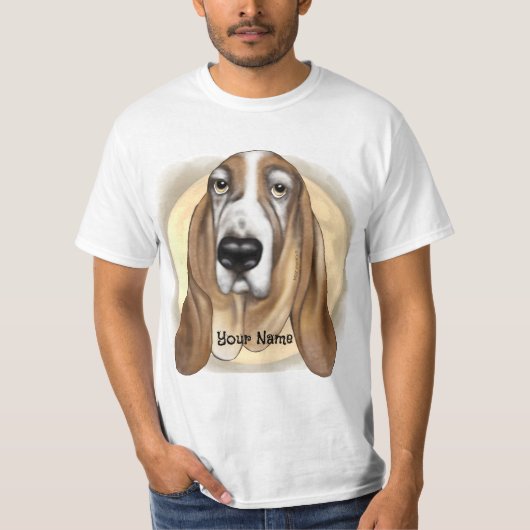 T-shirt Basset Hound (Devant)