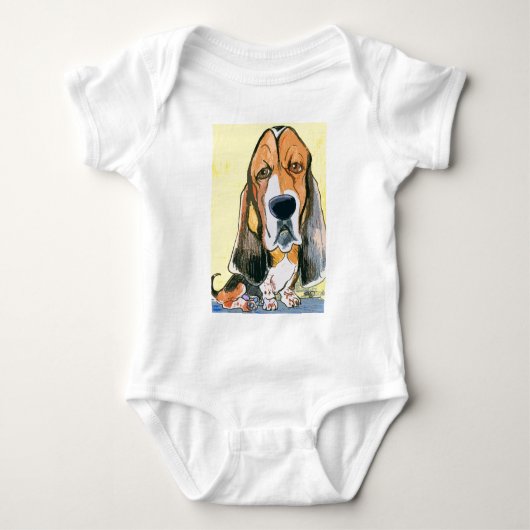 T-shirt Basset Hound (Devant)