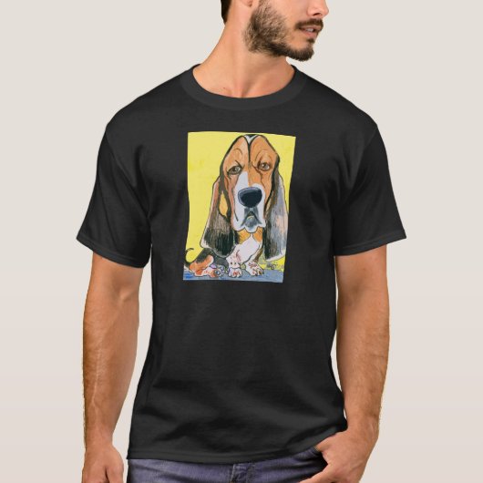 T-shirt Basset Hound (Devant)