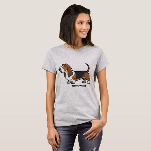 T-shirt Basset Hound (Devant entier)