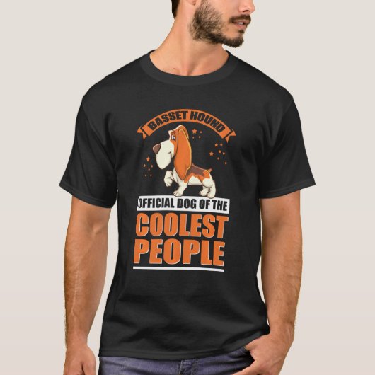 T-shirt Basset Hound Chien Du Propriétaire Le Plus Coolé D (Devant)